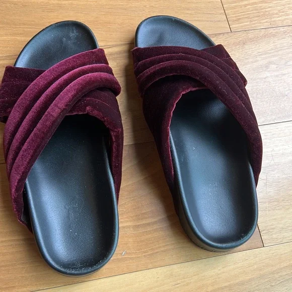 Barney’s New York - Gorgeous velvet slides - Picture 2 of 2